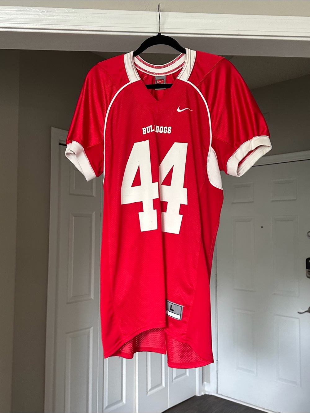 Vintage UGA Nike Red White Bulldogs #44 Football Jersey University of Georgia L